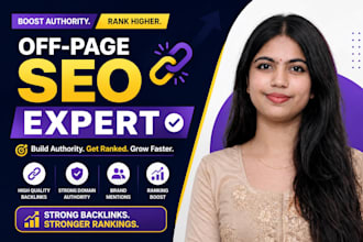 provide high authority off page SEO backlink strategy