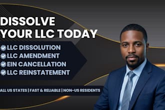 do llc dissolution, llc reinstatement, llc amendment filing