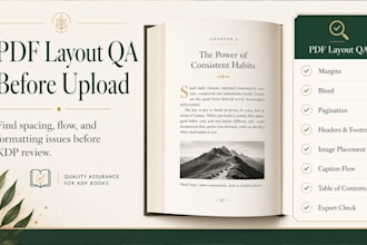 format your book interior for KDP print