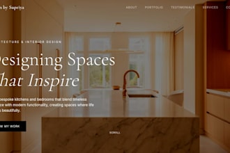 build a modern responsive portfolio website