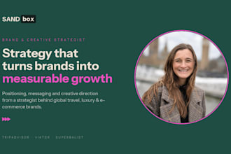 develop a brand and creative strategy to grow your business with impact