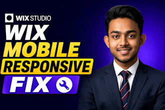 fix wix mobile responsive issues and wix website layout fix