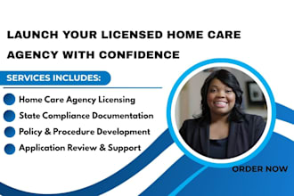 assist non medical agency, healthcare with state compliant license application