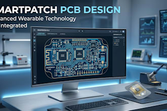 create wearable smartpatch pcb design for iot devices