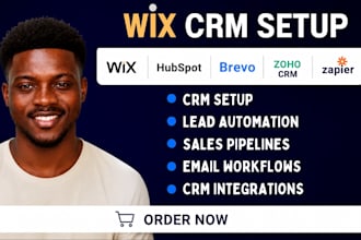 setup brevo wix crm hubspot pipedrive with wix automation wix inbox pipeline fix