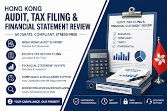 do hong kong audit, tax filing and financial statement review