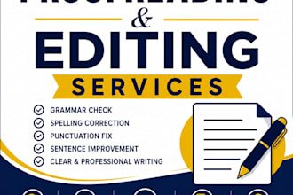 proofread and edit your documents for grammar, clarity