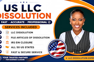 dissolve your us llc, file articles of dissolution and close your ein