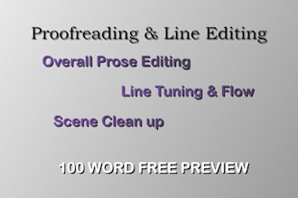 line edit your novel or webnovel