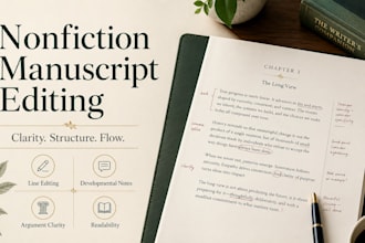 edit your nonfiction manuscript or book chapter