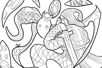 do cartoon style illustration