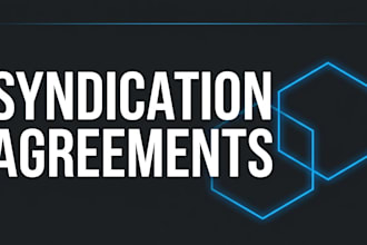 draft your real estate syndication agreement and operating