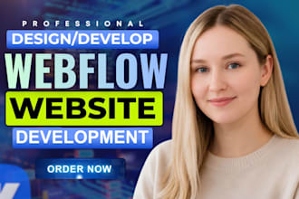 design or develop webflow website, be your webflow expert, figma to webflow