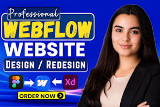 design or develop webflow website, be your webflow expert, figma to webflow