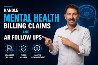 handle mental health billing claims and ar follow ups
