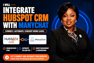 integrate hubspot CRM with manychat for business automation