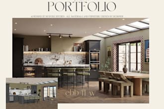 interior design, 3d modelling, styling, visuals