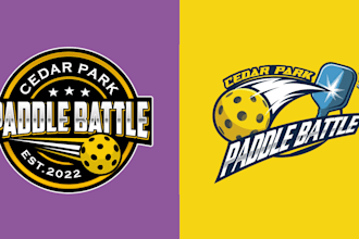 create eye catching awesome pickleball logo for you in one day