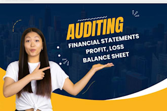 audit financial statements, profit and loss, balance sheet