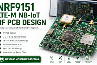 design nrf9151 lte m nb iot cellular gnss rf pcb for wearable and iot hardware