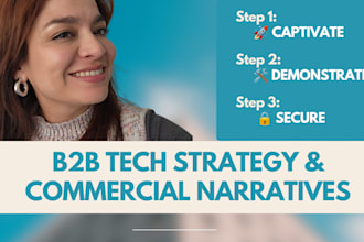 be your b2b tech consultant for sales pitch, pilots, and customer success