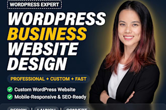 design a luxury wordpress website or landing page