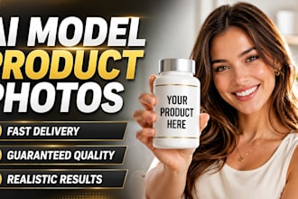 create ultra realistic ai product photo with expert ai model