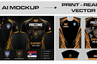 convert ai jersey mockup to print ready vector