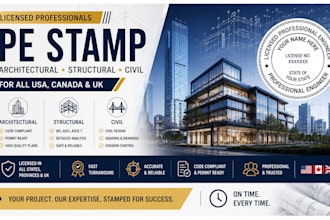 licensed architect structural engineering stamp in new york, new jersey, idaho