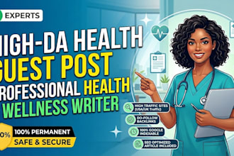 do health guest post on high DR real health websites