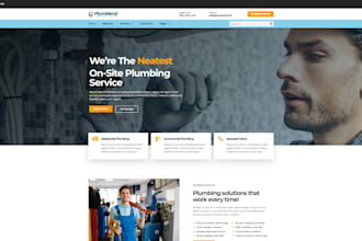 design wix plumbing drainage website sewer wastewater unclogging website