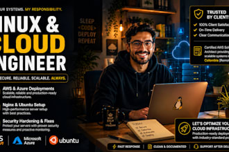 setup, fix, and secure your linux server, AWS, or azure cloud