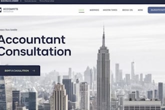 design squarespace accountant website bookkeeping website tax consultant website