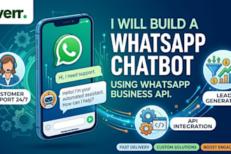 build a whatsapp chatbot using whatsapp business API