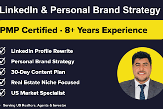 optimize your linkedin profile and personal brand as a US realtor or investor