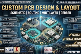 esp32 pcb design with embedded firmwar wifi bluetooth sensor circuit integration