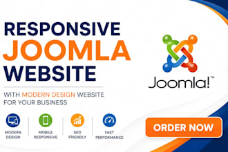 design joomla website fix bugs upgrade joomla site