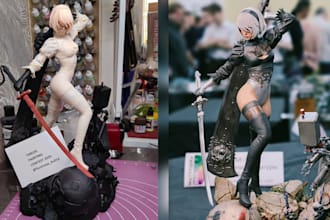 3d print and paint custom anime figures miniatures statues and cosplay props