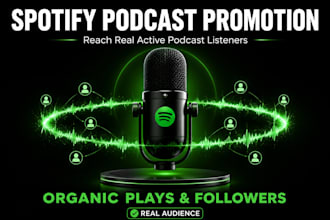 organic viral german spotify podcast promotion to targeted german audience