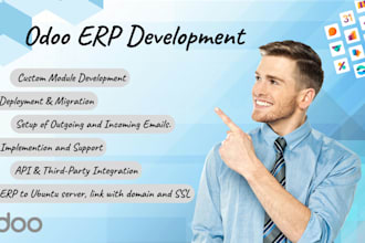 deploy, migrate, customize and implement odoo erp