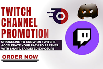 do twitch channel promotion to increase your twitch live viewers