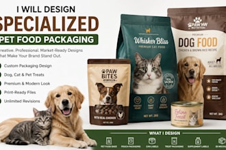 design custom pet food packaging that boosts sales