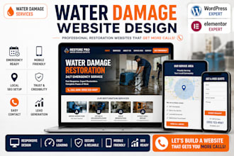 water damage website, restoration website, water restoration website