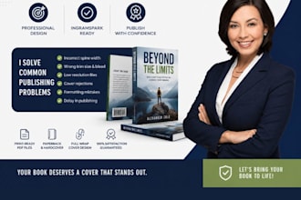 design a professional ingramspark book cover ready for publication