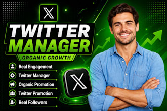 do twitter organic growth with real engagement and active followers