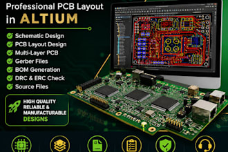 develop stm32 and esp32 pcb design with iot firmware