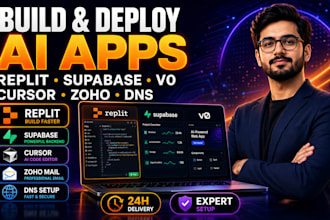 deploy replit supabase v0 replit ai cursor replit zoho dns