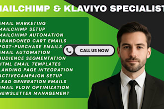 design email template mailchimp campaign klaviyo flow email automation