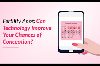 build ai conception calculator app, cycle prediction app, fertility window track