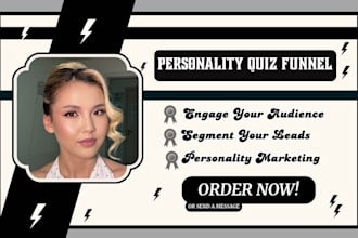 setup personality quiz funnel for lead generation branding